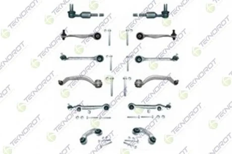 VW К-кт рычагов,наконечники,тяги стабилизат.передн.Passat,Audi A6 97-,A8 02- (A-511A/A-514-A-515A/A-516-A-517A/A-518-A519/A520/A-538-A-539) TEKNOROT A-566