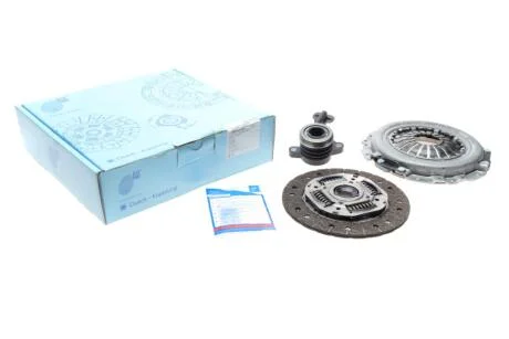 Комплект зчеплення Renault Kangoo 1.5dCi 08- (d=216mm) (+вижимний) 50/55/63/66kw BLUE PRINT ADR163048
