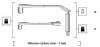 Комплект высоковольтных проводов OPEL ASTRA 1,4 91- CORSA 1,2/1,4 IE 92- [941125150669] MAGNETI MARELLI MSK669 (фото 1)