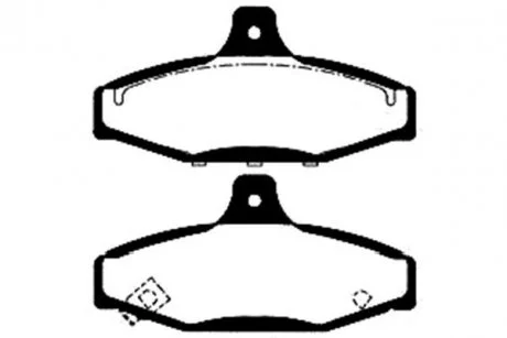 Фото 1 - parts ssangyong тормозн.колодки (упак.kashiyana!) передн.korando,musso 2.3/2.9 96- KAVO BP-7501 PARTS SSANGYONG Тормозн.колодки (упак.Kashiyana!) передн.Korando,Musso 2.3/2.9 96- KAVO BP-7501 (фото 1)