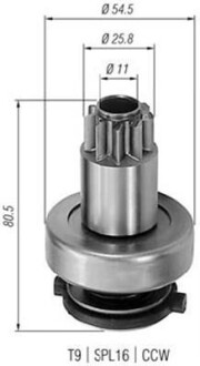 ,Бендикс (z=9) VW 1,9D SEAT 1,9D FORD Galaxy 2,8i [940113020304] MAGNETI MARELLI AMB0304