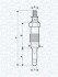 Свеча накала DB Свеча накала OM 601-603 93-I [062583003304] MAGNETI MARELLI UX13A (фото 1)
