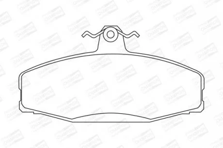 VW Тормозные колодки передн.Felicia,FavoritCaddy 1.6/1.9D 96-00 CHAMPION 573778CH