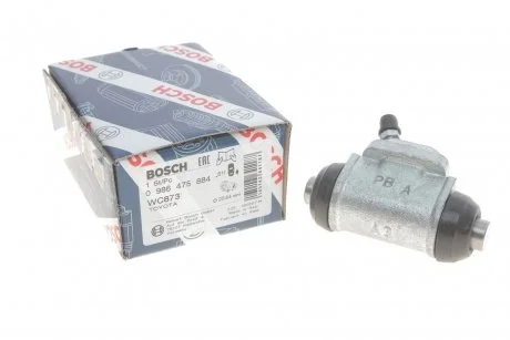 TOYOTA Рабочий тормозной цилиндр задний AVENSIS 97-00 20.64 правый BOSCH 0986475884