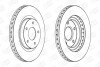 Диск гальмівний передній (кратно 2) Jeep Compass (06-), Patriot (07-17)/ Mitsubishi ASX (09-) CHAMPION 562790CH (фото 1)