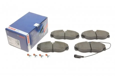 Колодки гальмівні (передні) Fiat Ducato 94- BOSCH 0986424556