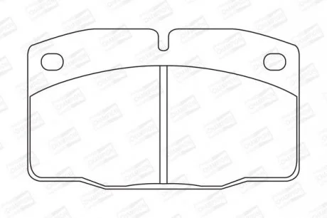 OPEL Тормозные колодки передн.Kadett E,Vectra,Corsa,Omega A CHAMPION 571276CH