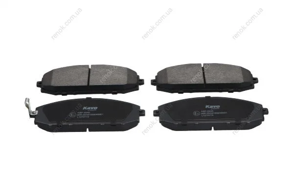 PARTS NISSAN Тормозные колодки передн.Patrol GR II 2,8TD 97- KAVO KBP-6540 (фото 1)