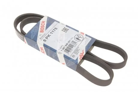 Ремінь генератора Fiat Doblo/Punto 1.2/1.4 99- (5PK1175) BOSCH 1987948301