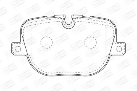 LANDROVER Тормозные колодки задн.Range Rover Sport 09- CHAMPION 573342CH