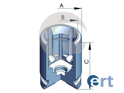 ERT HONDA Поршенек заднего суппорта 34mm Accord -03 Civic -05 AUTOFREN 150757-C