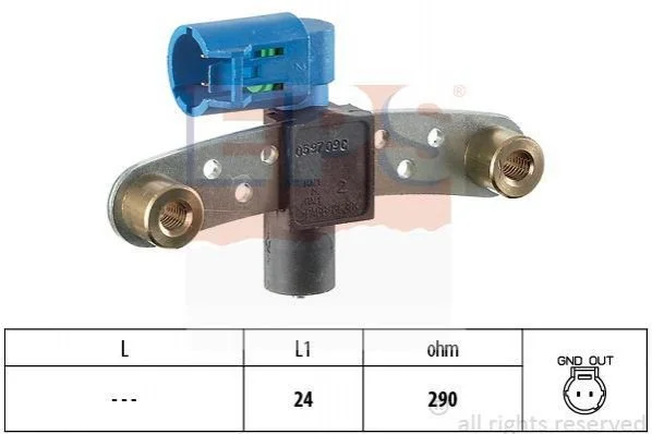 RENAULT Датчик оборотов двигателя Clio II,Kango,Megane I EPS 1.953.597 (фото 1)