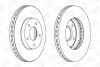 Диск тормозной передний (кратно 2шт.) Nissan Almera (98-06), X-Trail (01-13) CHAMPION 562441CH (фото 1)