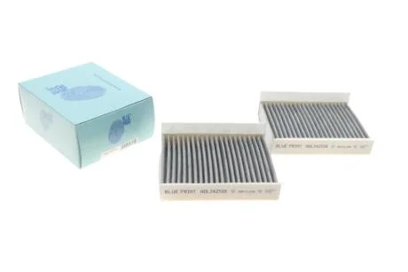 Фільтр салону Alfa Romeo 147/156 97-10 (вугільний) (к-кт 2шт.) BLUE PRINT ADL142518
