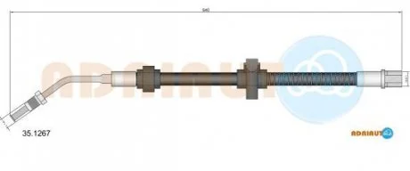 Шланг гальмівний ADRIAUTO 35.1267