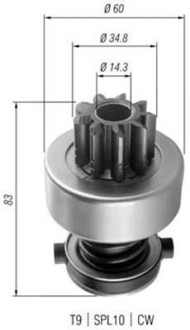 Бендикс (z=9) DB Atego/Vario [940113020358] MAGNETI MARELLI AMB0358