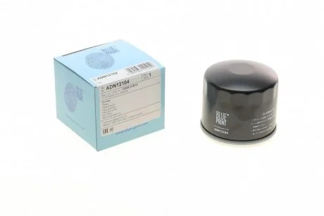 Фильтр масляный Nissan Micra 1.0/1.2 82-92/Pathfinder 3.0 86-95 BLUE PRINT ADN12104