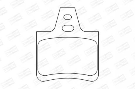 CITROEN Тормозные колодки задние Xantia,XM 89- CHAMPION 571363CH
