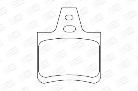 CITROEN Тормозные колодки задние Xantia,XM 89- CHAMPION 571363CH