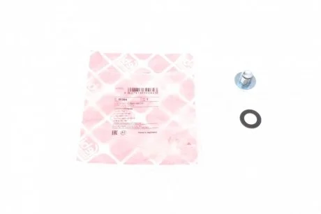 Болт зливу оливи Toyota Camry/Corolla/Lexus LS 86- (M12x1.25) (+уплотн. кільце) FEBI BILSTEIN 30264