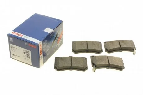 Колодки тормозные (передние) Kia Rio 00-05/Mazda 323 89-98/121 II 90-96 BOSCH 0986461141