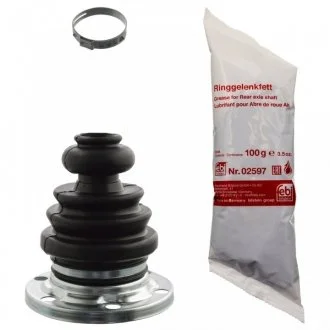 FEBI AUDI Защита ШРУСа 80, (24*108*124) с мет. обоймой FEBI BILSTEIN 14067 (фото 1)