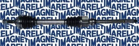 PEUGEOT Полуось 206 1.1 98- прав. ABS MAGNETI MARELLI 302004190084