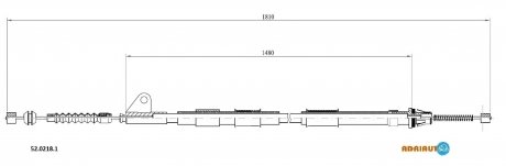 Тросик ADRIAUTO 52.0218.1