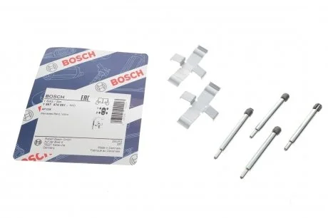 Гальмівні аксесуари (Монтажний комп-кт колодки) BOSCH 1987474051