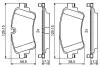 Колодки гальмівні (задні) Audi A4/A5/Q5/Q7 2.0 TFSI/TDI/3.0 TDI 15- (TRW) BOSCH 0986494833 (фото 2)