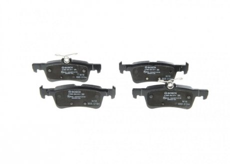 Комплект тормозных колодок (задних) Citroen Berlingo 18-/Peugeot 308 1.6 HDi 14- BOSCH 0986494811 (фото 1)