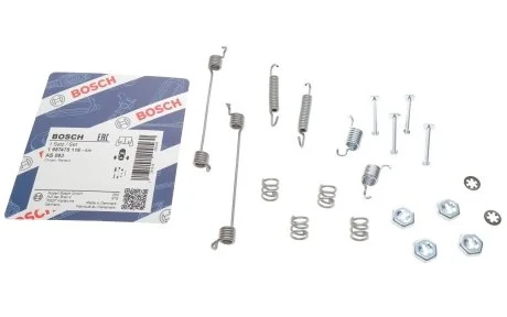 Гальмівні аксесуари (Монтажний комп-кт колодки) BOSCH 1987475116