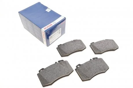 Колодки гальмівні (передні) MB C-class (W203) 02-08/M-class (W163) 98-05/S-class (W220/W221) 98-13 BOSCH 0986495278