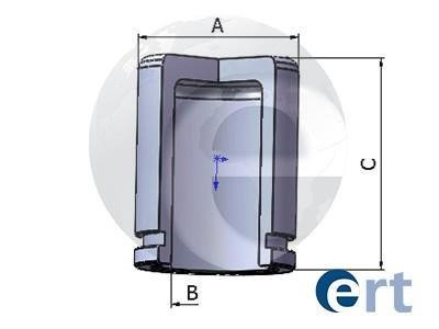 ERT Поршень суппорта CHEVROLET CAPTIVA 06- AUTOFREN 151215-C (фото 1)