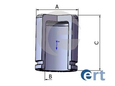 ERT Поршень суппорта HYUNDAI SONATA IV -10 AUTOFREN 150967-C