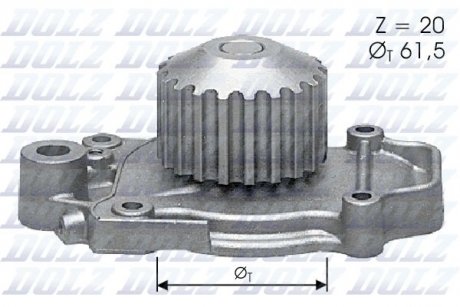 Водяной насос DOLZ H-118 (фото 1)