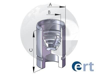 ERT Поршень суппорта MAZDA 323 91- AUTOFREN 150553-C