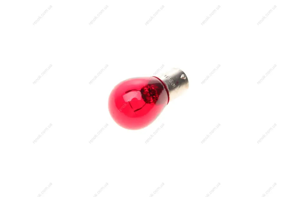 Лампочка (відпуск. 1шт) P21W 12В 21Вт BA15S основна лампа Pure Light, червона 1 987 302 262 BOSCH 1987302262 (фото 1)