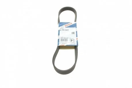 Ремінь генератора Opel Movano 2.8DTI 98-01/VW Crafter 30-35 2.0TDI 11- (6PK841) BOSCH 1987946247