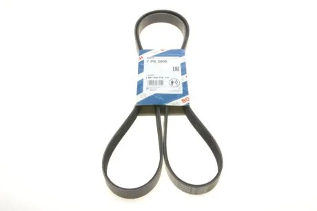 Ремінь генератора MB E-class (W212)/S-class (W221) 09- (OM642) (7PK2005) BOSCH 1987945736