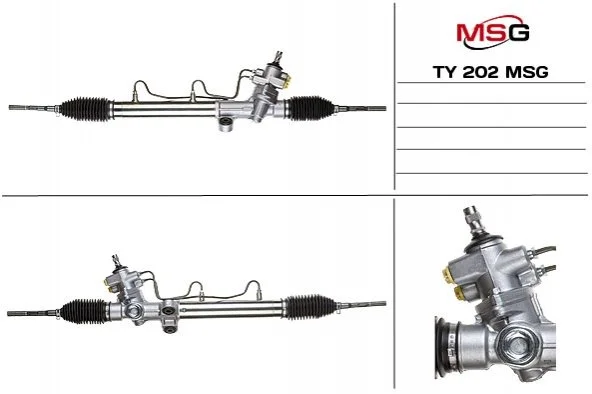 Рулевая рейка с ГУР новая TOYOTA CARINA E (_T19_) 92-97,CARINA E Sportswagon (_T19_) 93-97 MSG TY202 (фото 1)