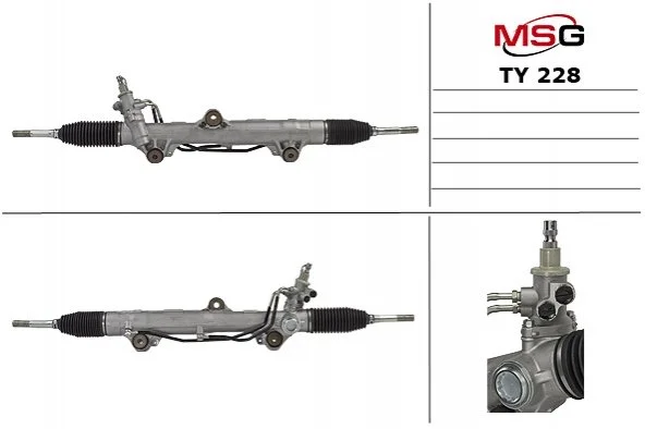 Рулевая рейка с ГУР новая TOYOTA LAND CRUISER200 2007-, LEXUS LX570 2007- MSG TY228 (фото 1)