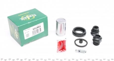 Ремкомплект супорта (заднього) Hyundai Accent/KIA Rio 05-11 (d=30.9mm) (+поршень) (Kask) FRENKIT 231901