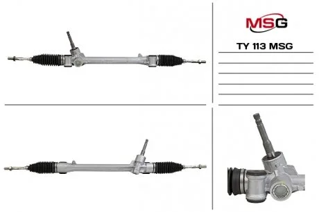 Рейка кермова без ГПК нова TOYOT YARIS/VITZ 07- MSG TY113