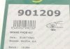Планка суппорта (переднего) прижимная (к-кт) Mazda 323 94-98/Kia Rio 00-05 (Sumitomo) FRENKIT 901209 (фото 6)