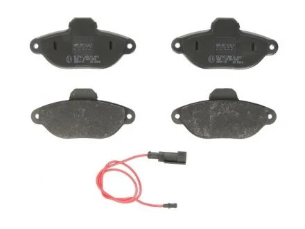 Комплект гальмівних колодок з 4 шт. дисків TRW GDB1115