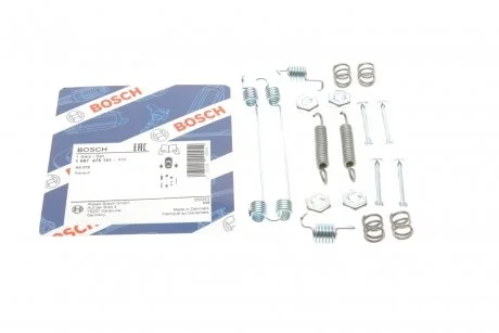 Гальмівні аксесуари (Монтажний комп-кт колодки) BOSCH 1 987 475 101