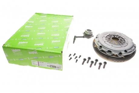 Демпфер + комплект зчеплення VW Caddy III 1.9TDI/2.0TDI 07- 62/77/81/103kw (+вижимний) Valeo 837397