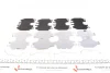 Колодки тормозные (передние) MB C-class (W205/S205/C205)/E-class (W213) 16- (Brembo) ZIMMERMANN 22586.180.1 (фото 4)