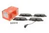 Колодки гальмівні (передні) VW Golf VII/VIII/Passat/Seat Leon 12- (TRW) (з датчиком) ZIMMERMANN 25683.200.2 (фото 1)